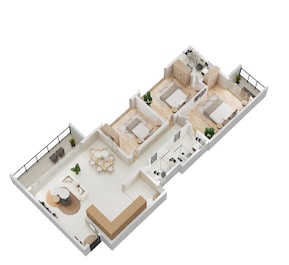 3 BHK 1746 Sq. Ft. Apartment in Urbanest East Field