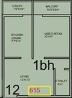 Vaastu Greens 1 BHK Layout