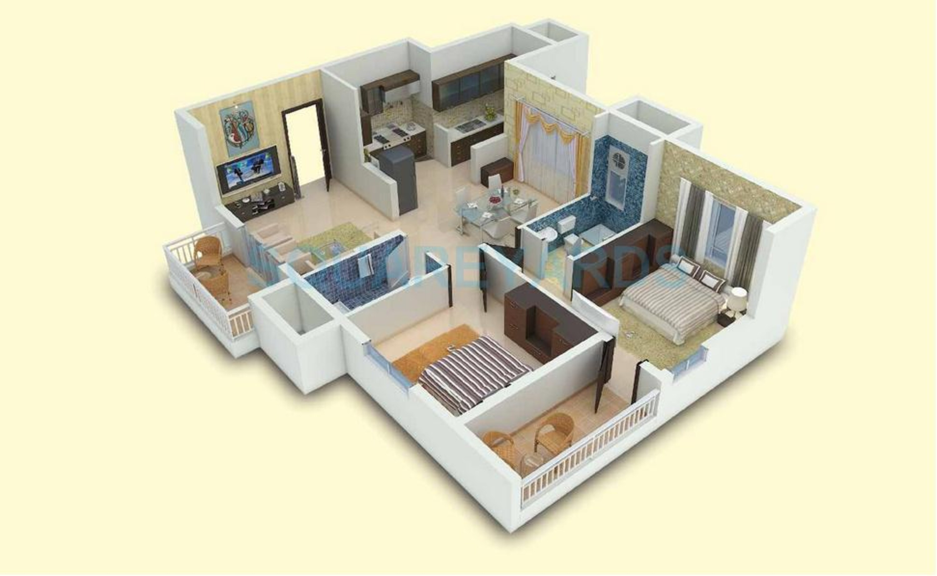 vaishnavi gardenia apartment 2bhk 1045sqft 1