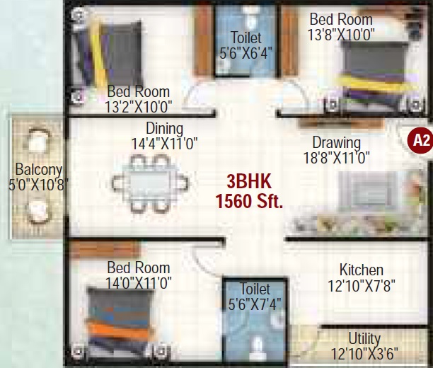 vaishno palash apartment 3 bhk 1560sqft 20210411130421