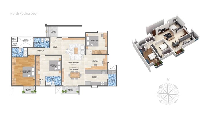 Other, vanshika-natures-harmony 3 Bedroom 1846 Sq.Ft. Apartment In Talaghattapura Bangalore 8970486