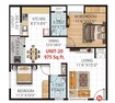 Varshini Residency 2 BHK Layout