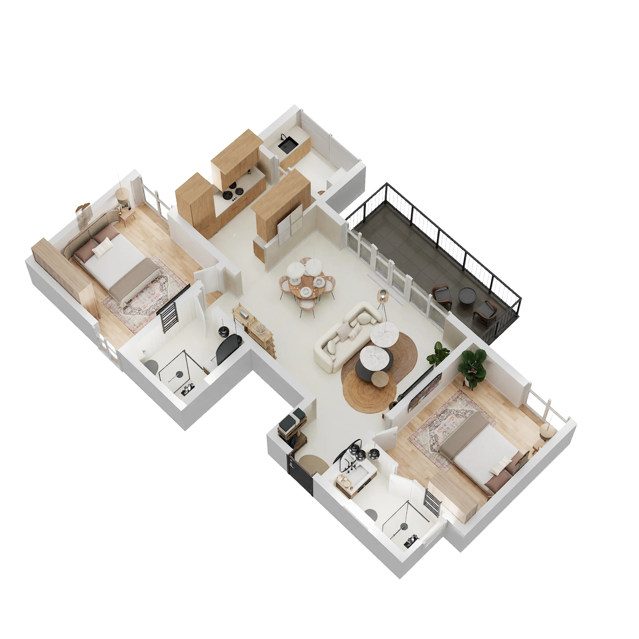 2 BHK 1471 Sq. Ft. Apartment in VDB Livingwalls True North