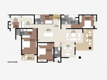  4 BHK Apartment at VDB Livingwalls True North, Visthar – for Sale