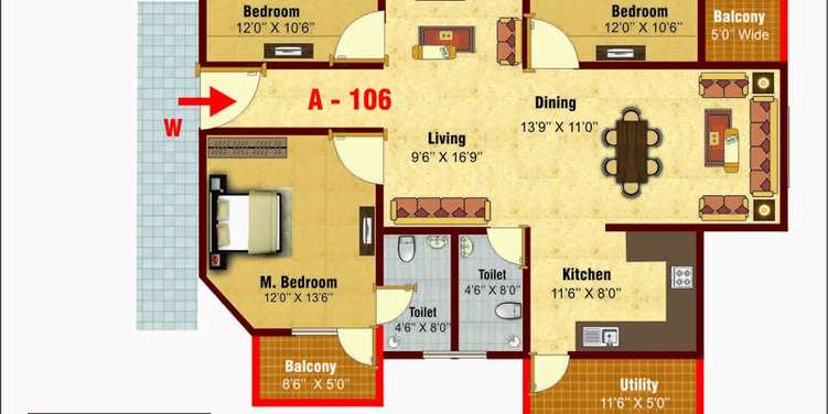 velpula pride apartment 3 bhk 1565sqft 20215609105643
