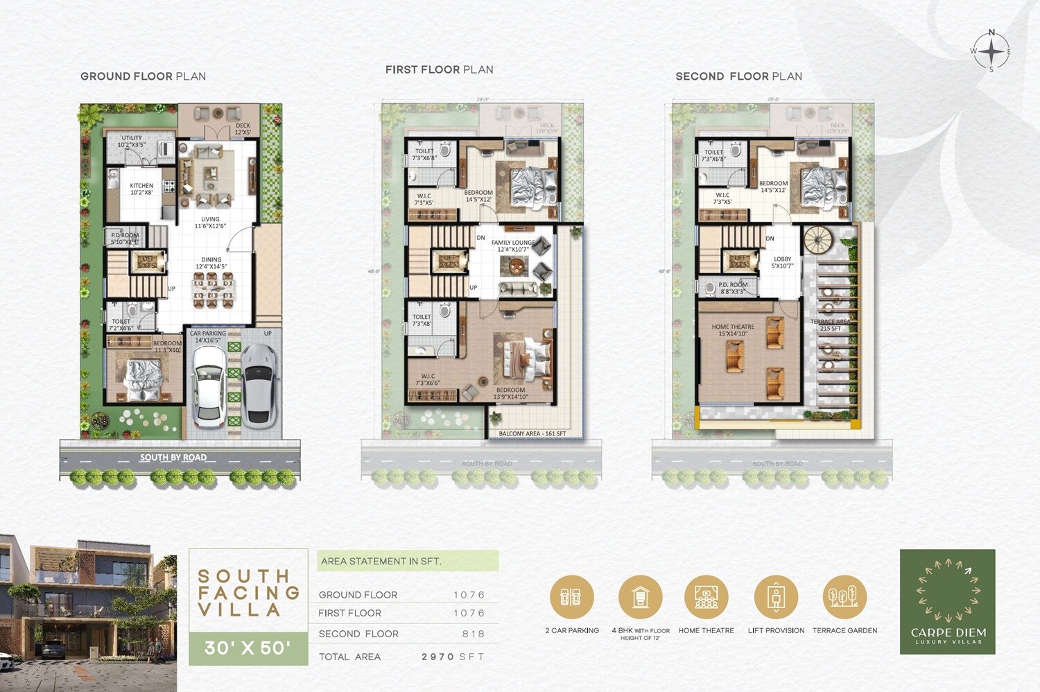 4 BHK 2970 Sq. Ft. Villa