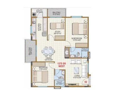  2 BHK Apartment at Visalakshi Prakruthi, Thanisandra Main Road – for Sale