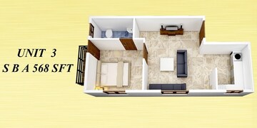  1 BHK Apartment at Vista Innovation, Bommanahalli – for Rent