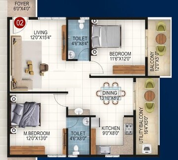  2 BHK Apartment at VKK Grand, Horamavu – for Sale