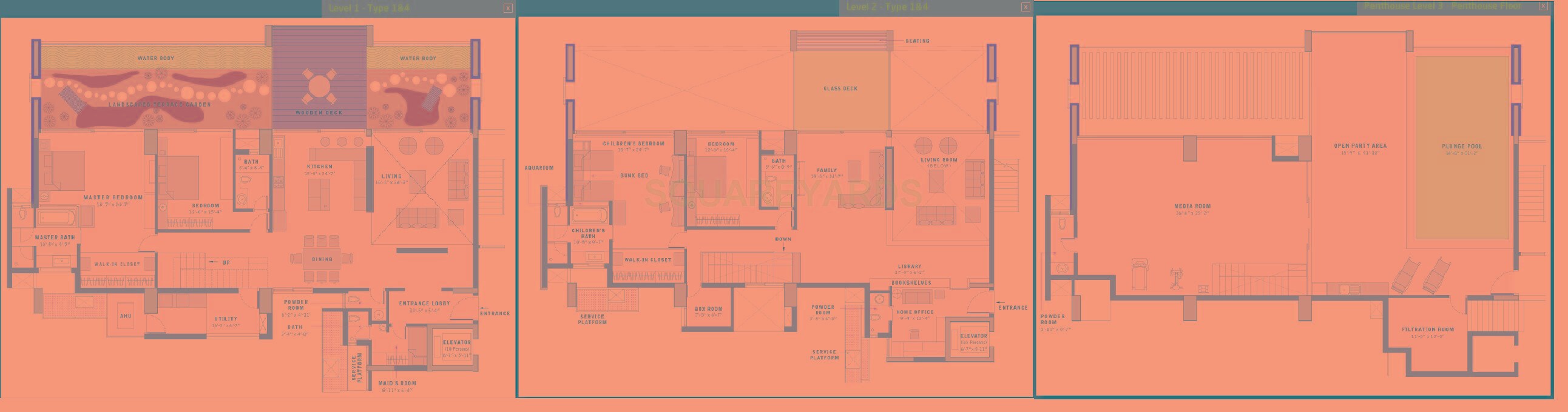 4 BHK 7649 Sq. Ft. Penthouse