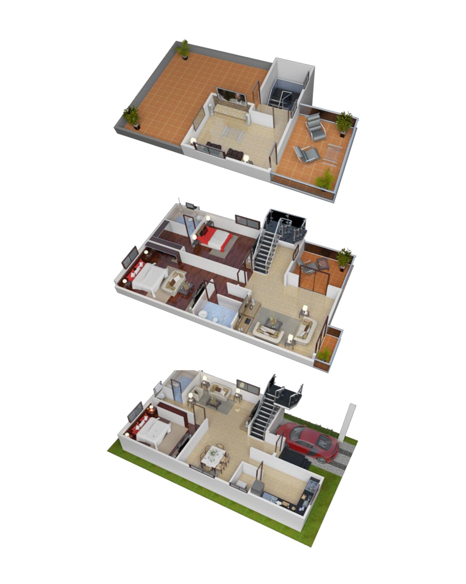 Floor plan of 3 BHK 2537 Sq. Ft. Villa in Yashasvi Green Avenues, Bangalore