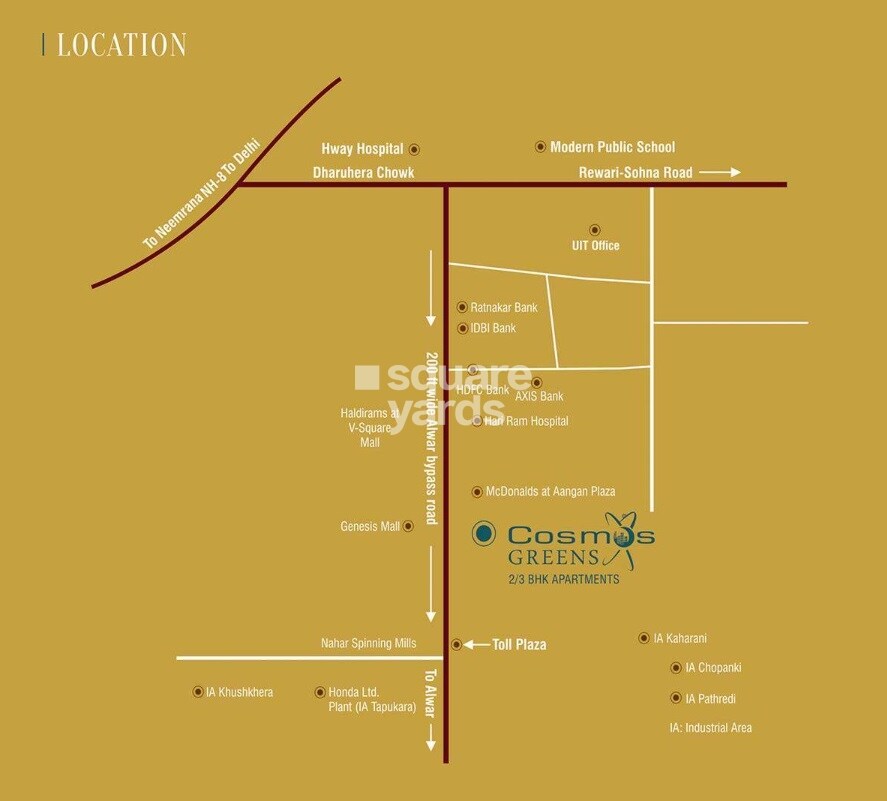 Cosmos Greens Location Image