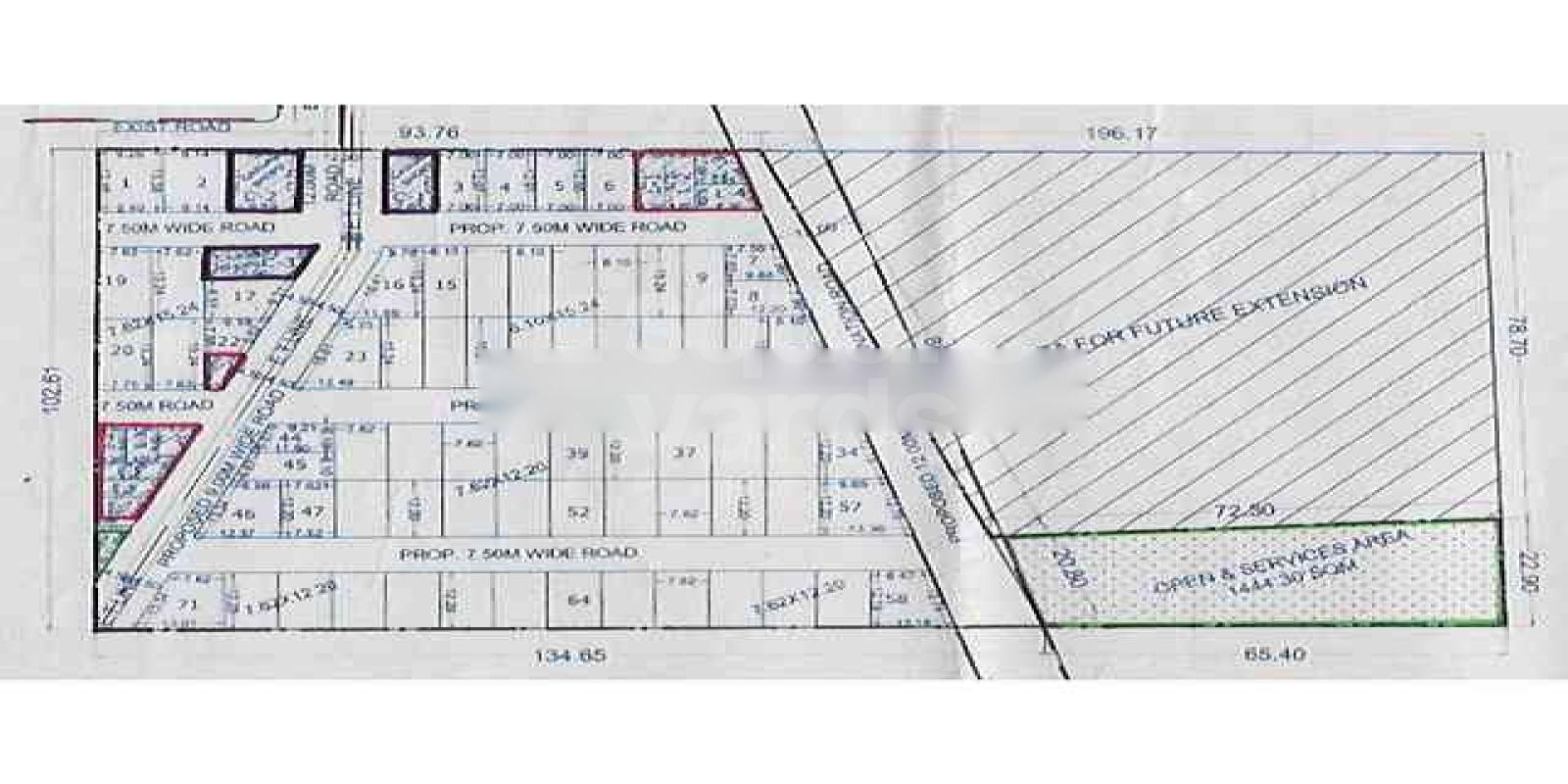 Hill Tech Plots residential project in Gondermau