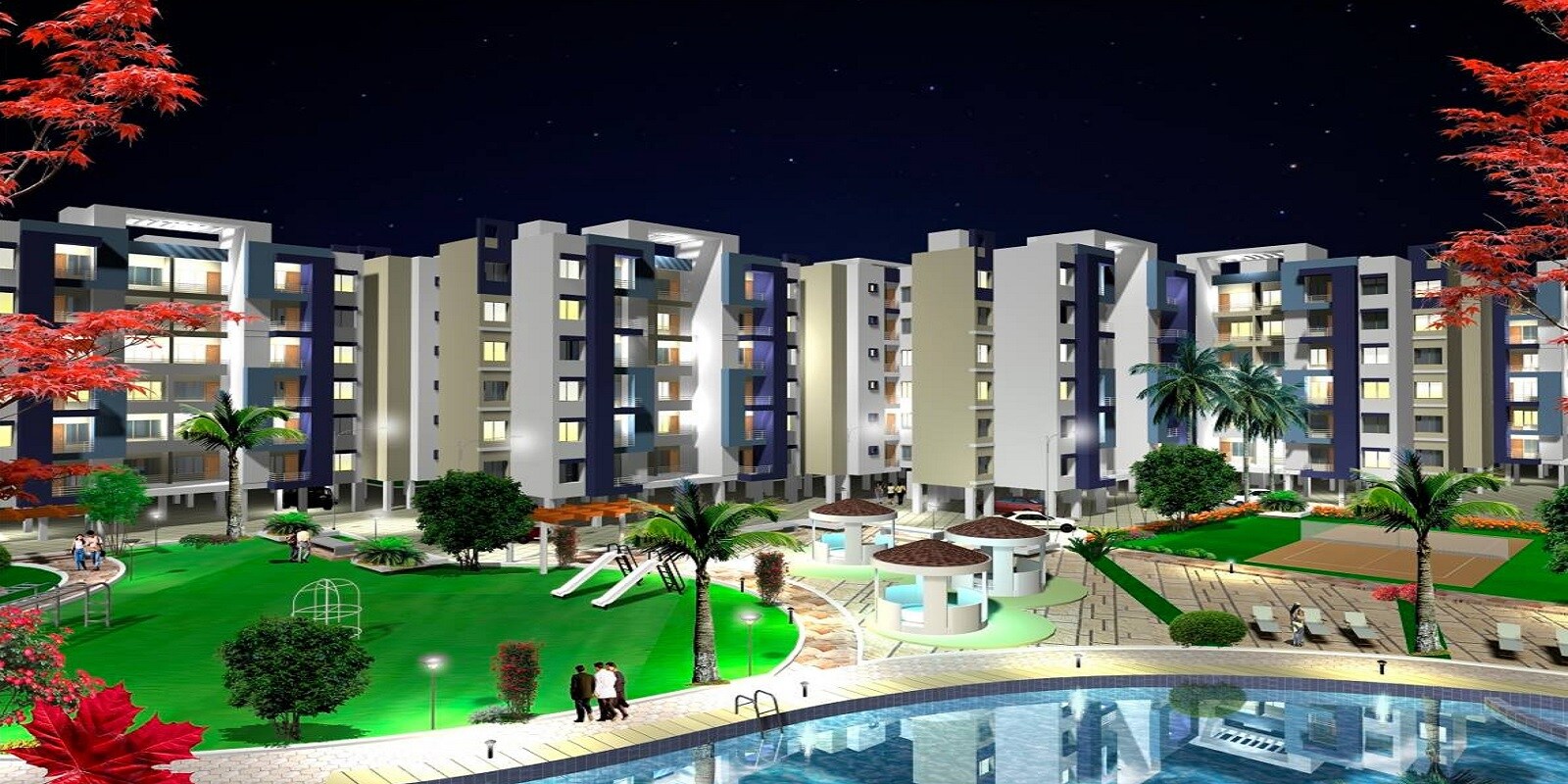 Shiva Whispering Woods residential project in Salaiya