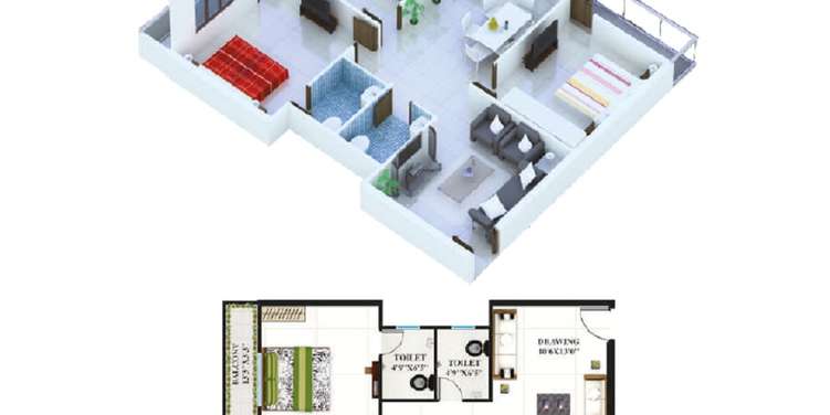 kartik kasturi heights apartment 3 bhk 1410sqft 20243629103625
