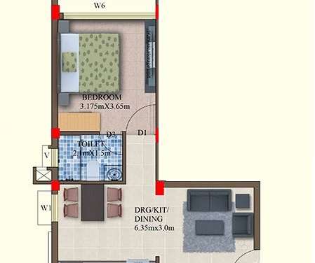 aryans banyan courtyard apartment 1 bhk 540sqft 20215514115539