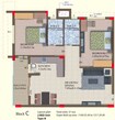 Aryans Banyan Courtyard 2 BHK Layout