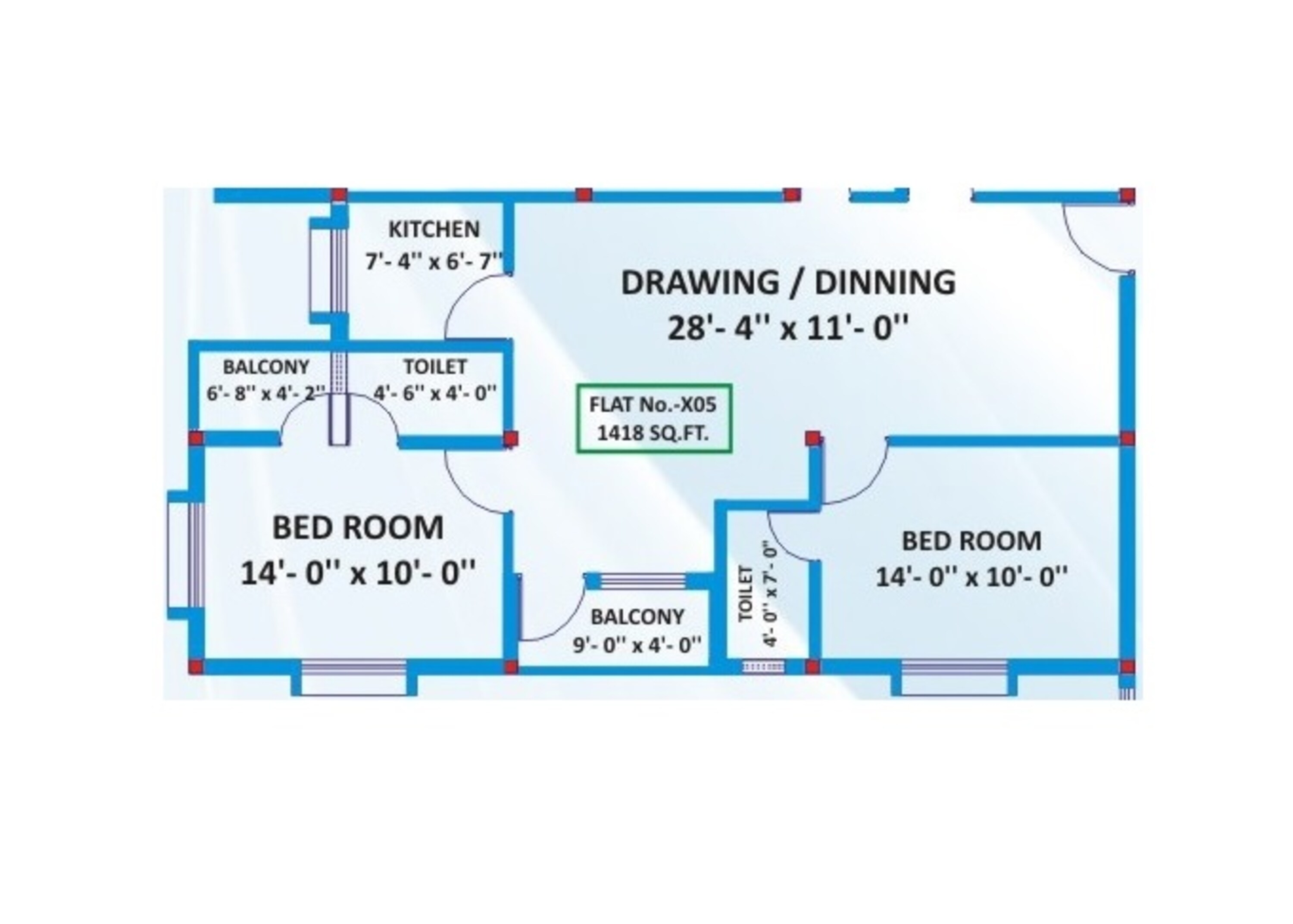 penguin tower apartment 3 bhk 1418sqft 20222505132525
