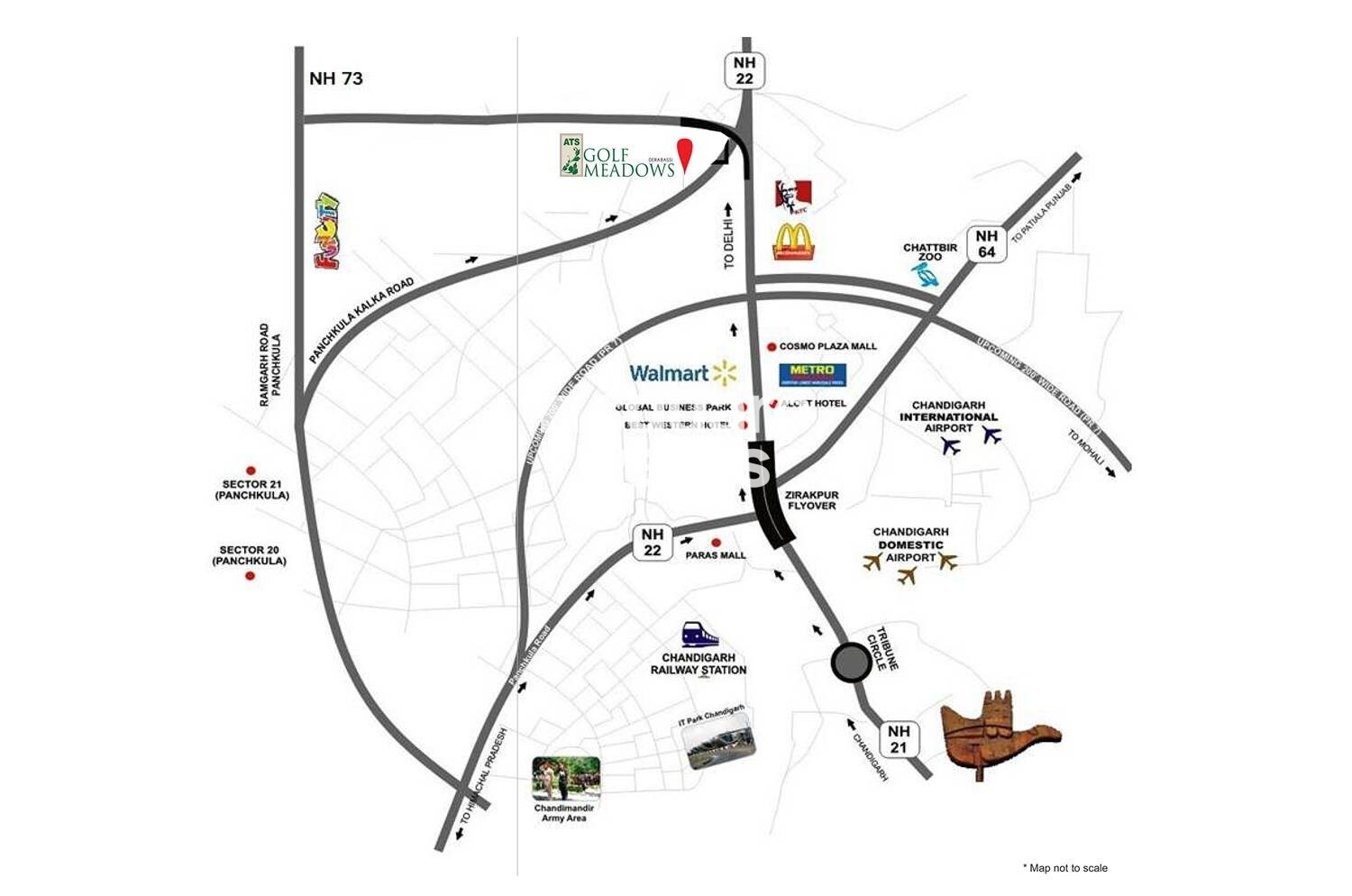 ATS Golf Meadows Prelude Location Image