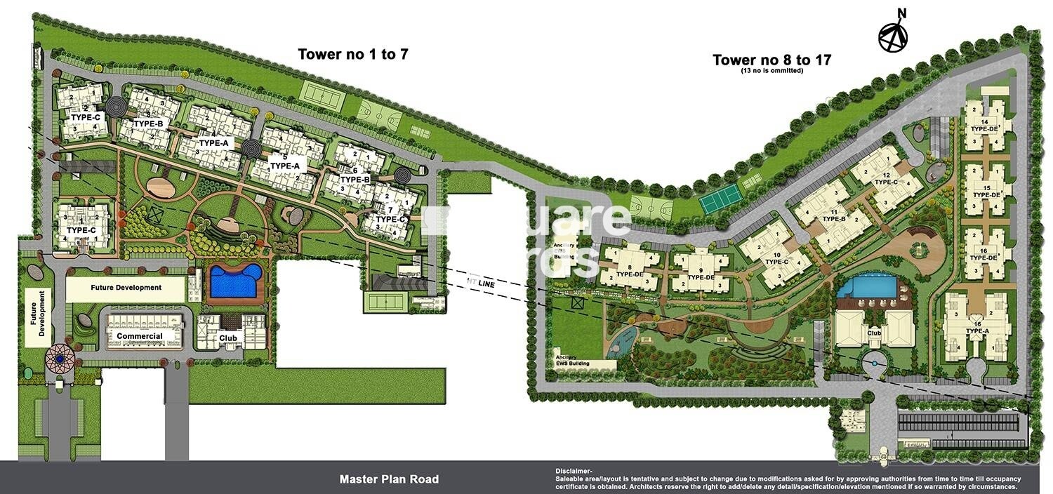 ATS Golf Meadows Prelude Master Plan Image