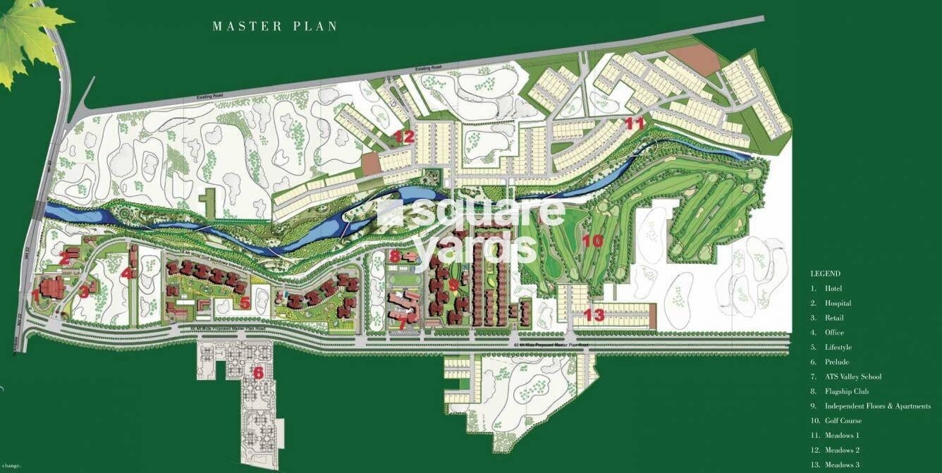 ATS Golf Meadows Villas Master Plan 1