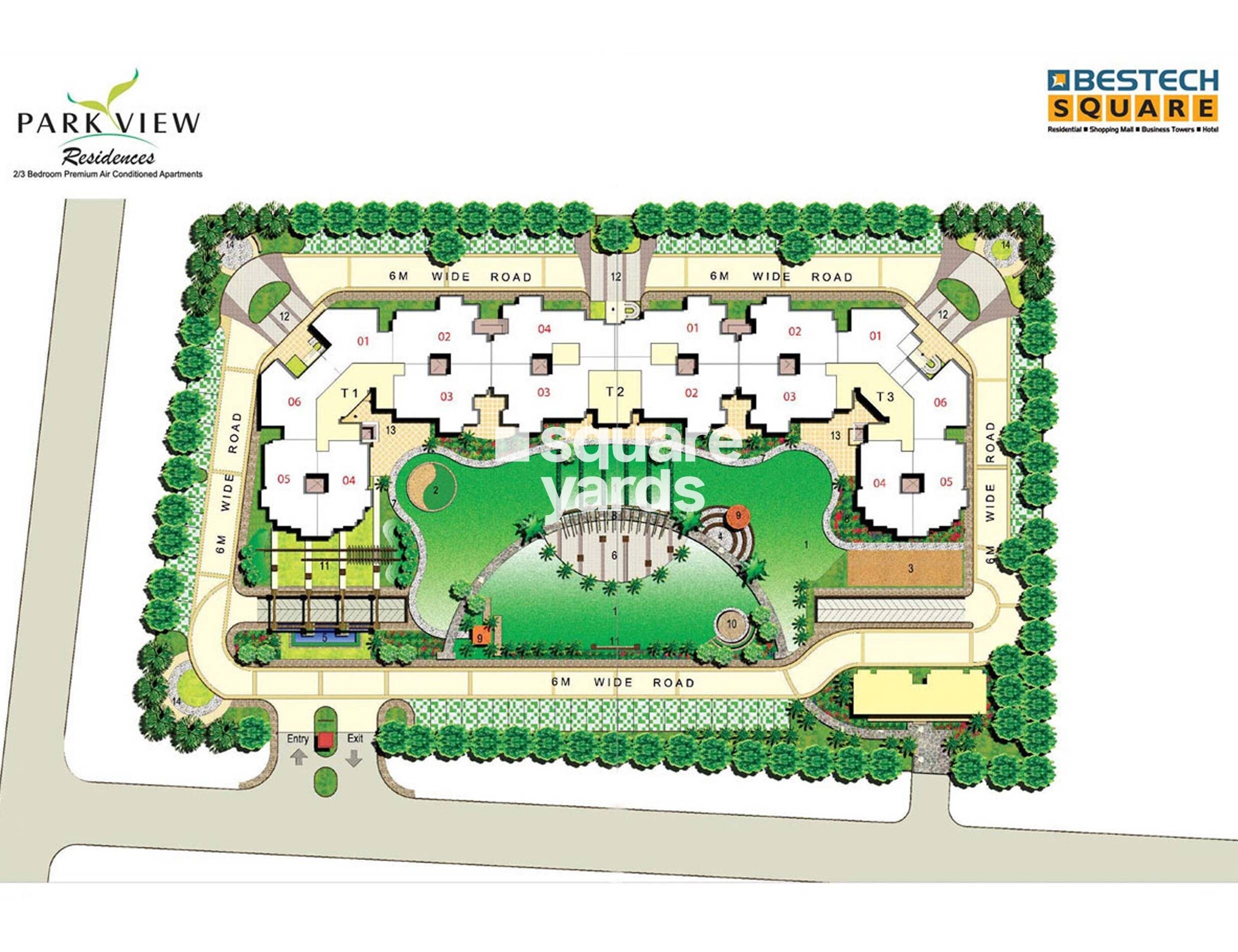 Bestech Park View Residency Mohali Master Plan 1