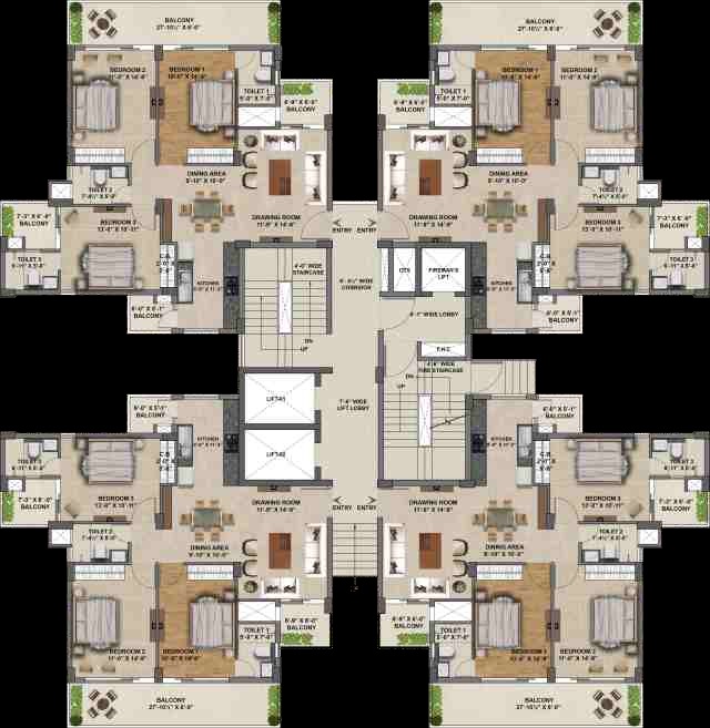 Jubilee Golfvista Floor Plans