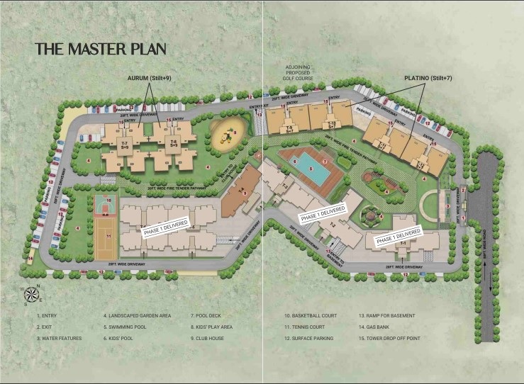 Jubilee Golfvista Master Plan Image