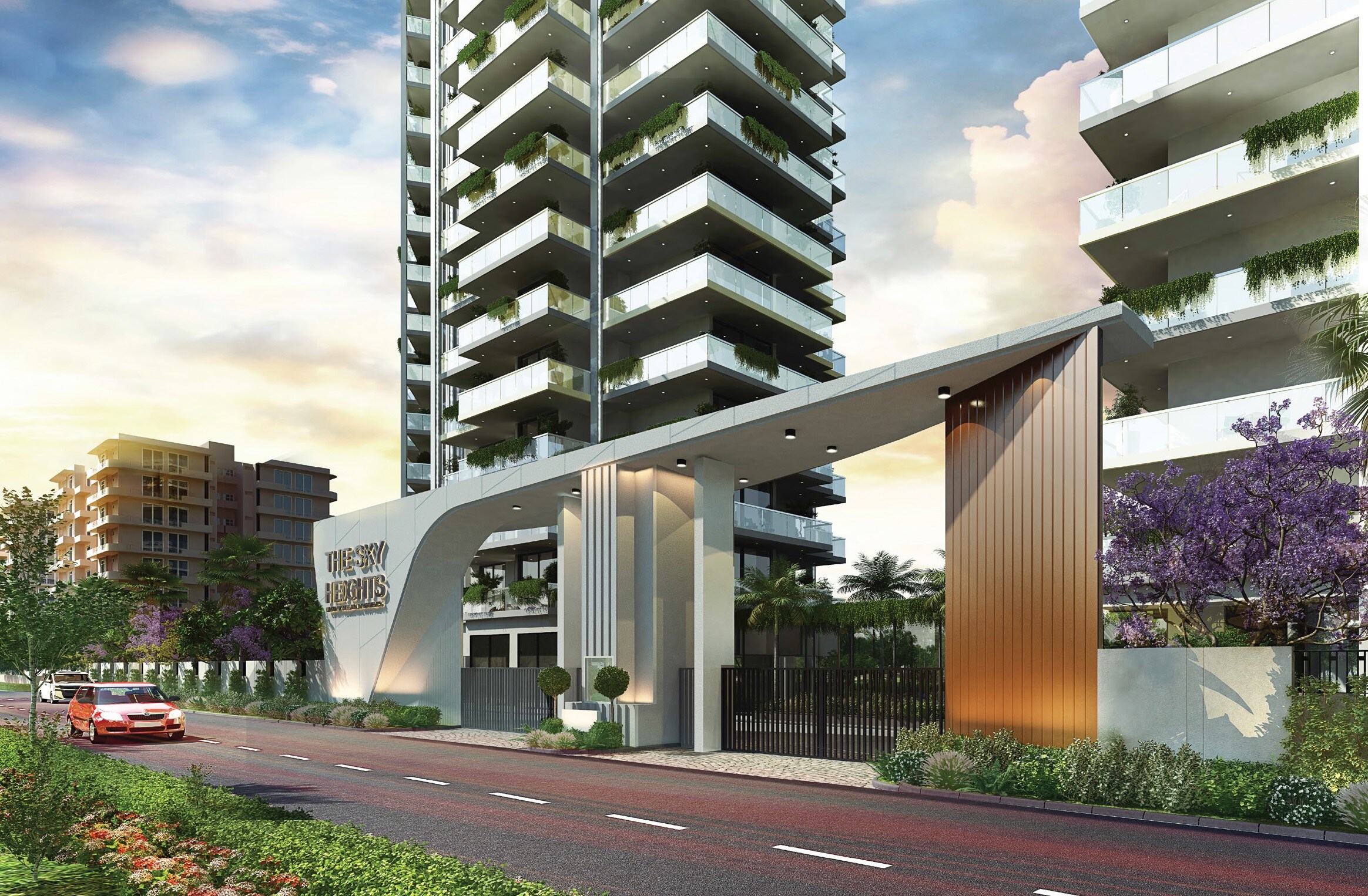 Luxestates The Sky Heights Entrance View