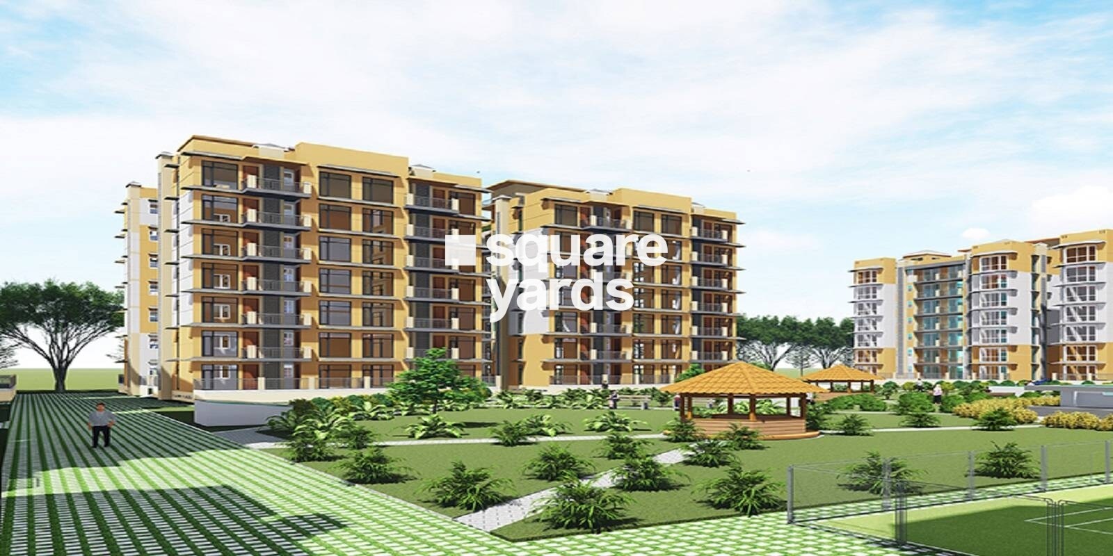 Steel Strips Towers residential project in Central Derabassi