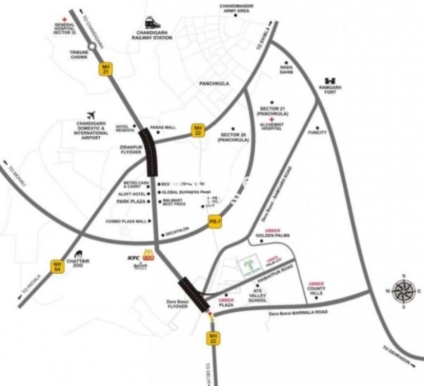 Ubber Palm Heights Location Image