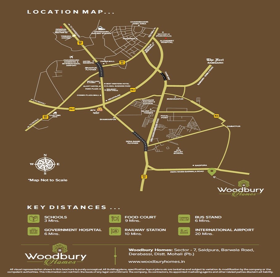 Vaneet Woodbury Homes Location Image