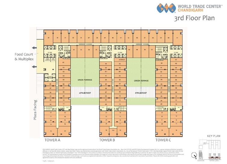 World Trade Center Chandigarh Floor Plans