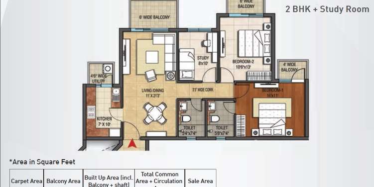 hero homes apartment 2 bhk 1290sqft 20215616145624