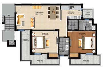  2 BHK Apartment at Sushma Green vista, Ghazipur – for Sale