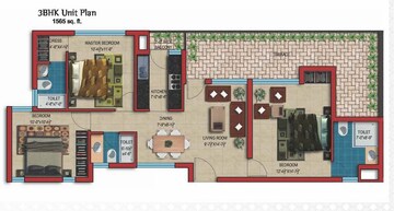  3 BHK Apartment at Zara Casa, Central Kharar – for Rent
