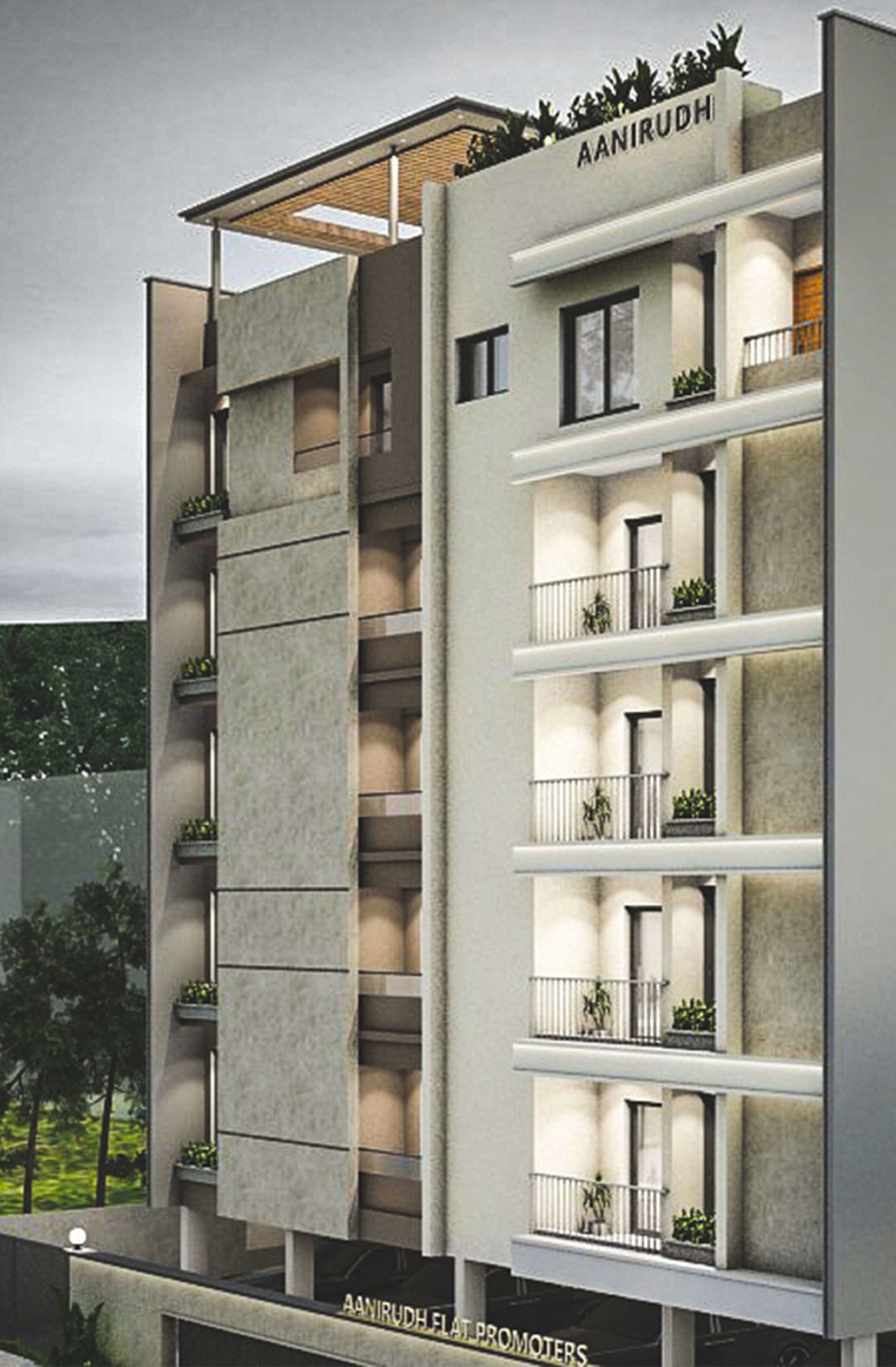 Aanirudh Ram Anjaneya Apartment Exteriors
