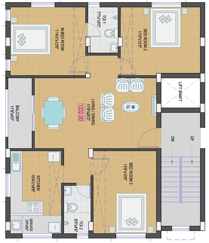 Aavaasa Ganga Floor Plans