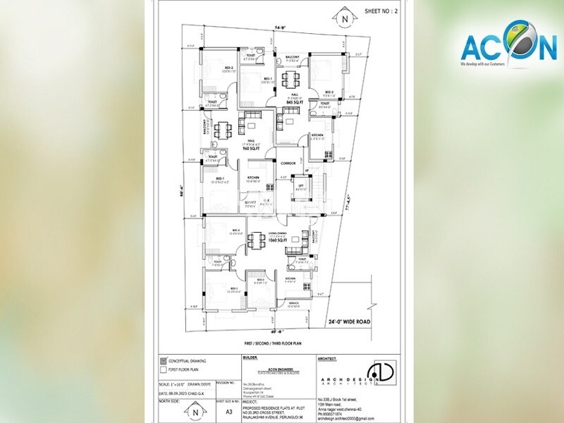 Acon Sai Iniya Floor Plans