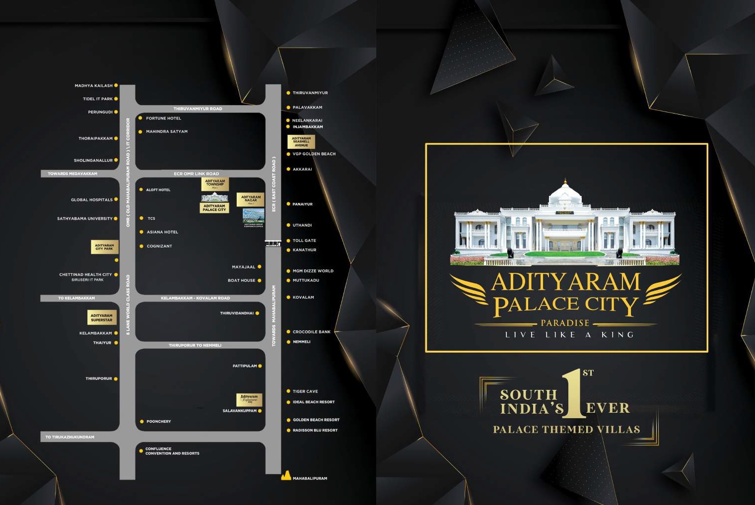 Adityaram Palace City Location Image