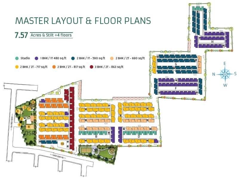 Alliance Urbanrise Jubilee Residences Master Plan 1