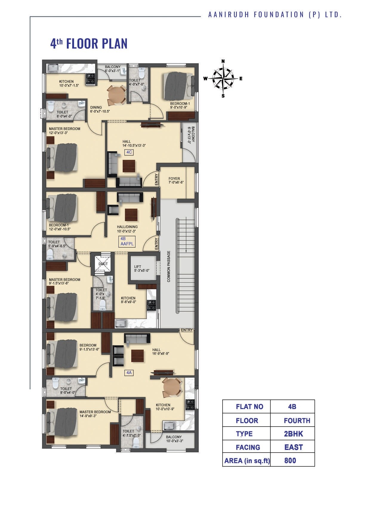 Anirudh Nithya Flats Floor Plans
