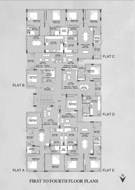 Anusha Ramaniyam Floor Plans