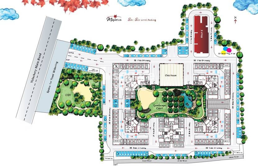 Appaswamy Mapleton in Pallikaranai, Chennai 29.15 Lac Floor Plans