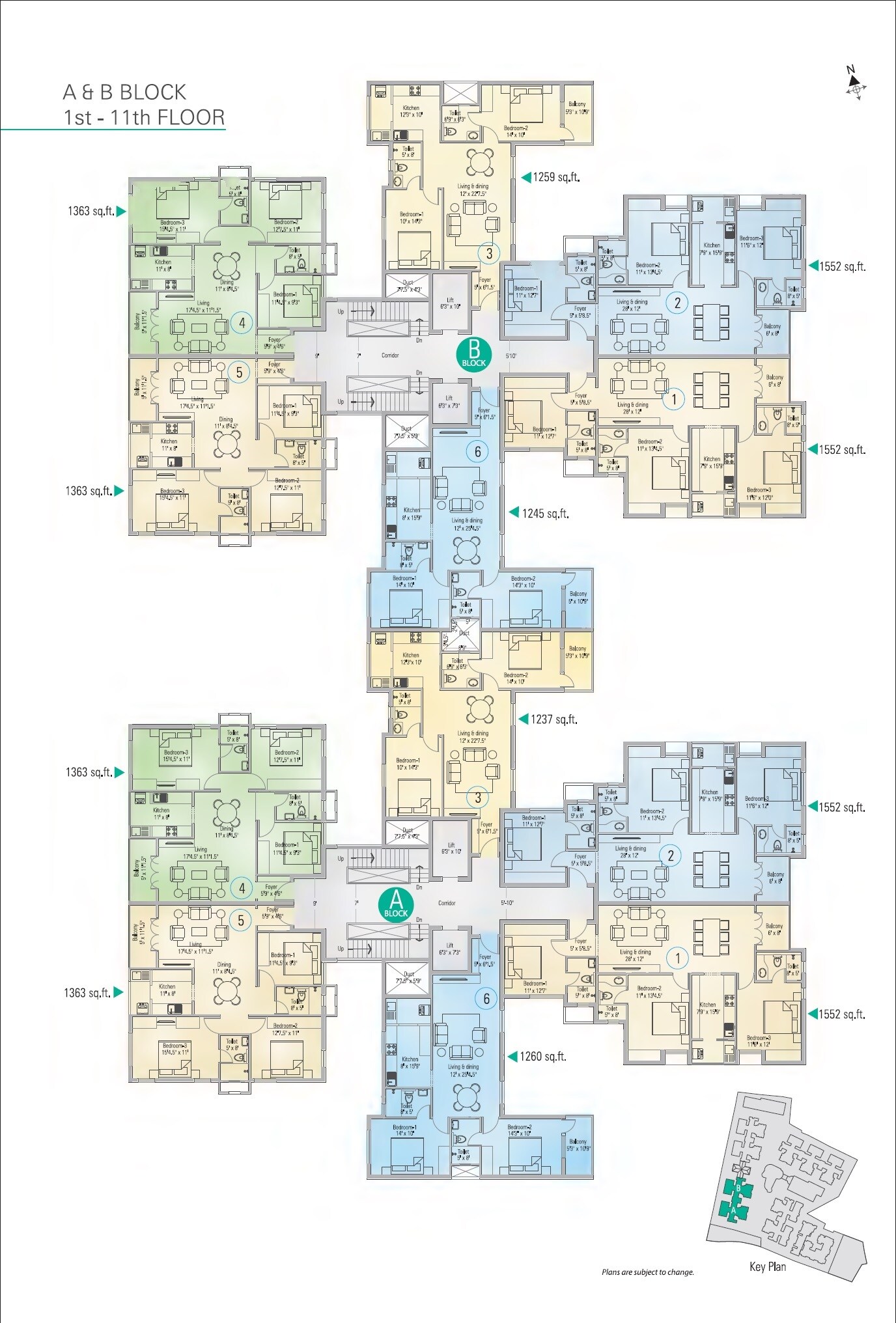 Appaswamy The Blooming Dale Floor Plans 1