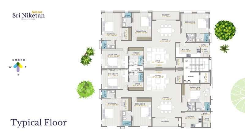 arihant shri niketan project floor plans1 8564