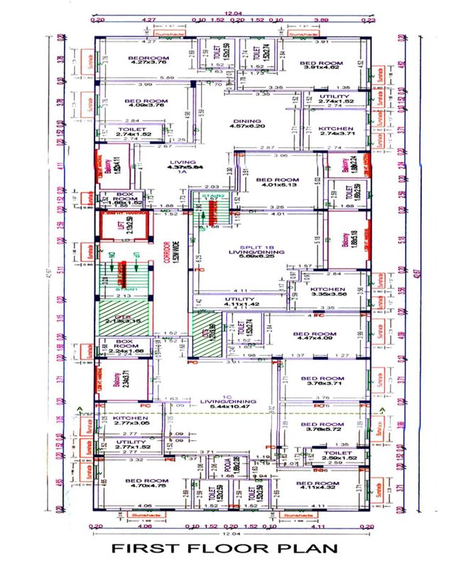Ashwin Sri Krishna Charanam Floor Plans
