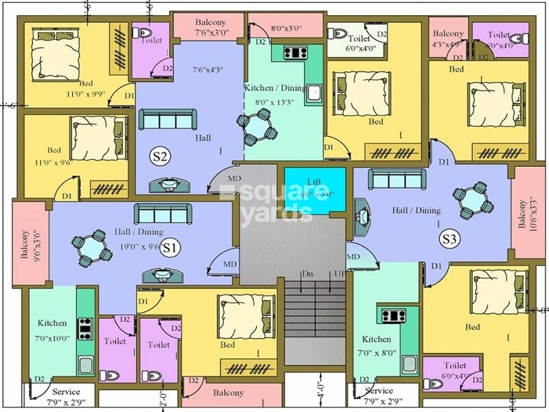AV Anandamaya Floor Plans