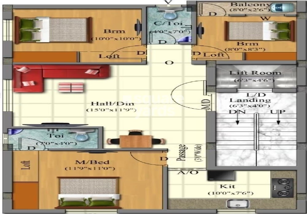 AVR Astro Floor Plans