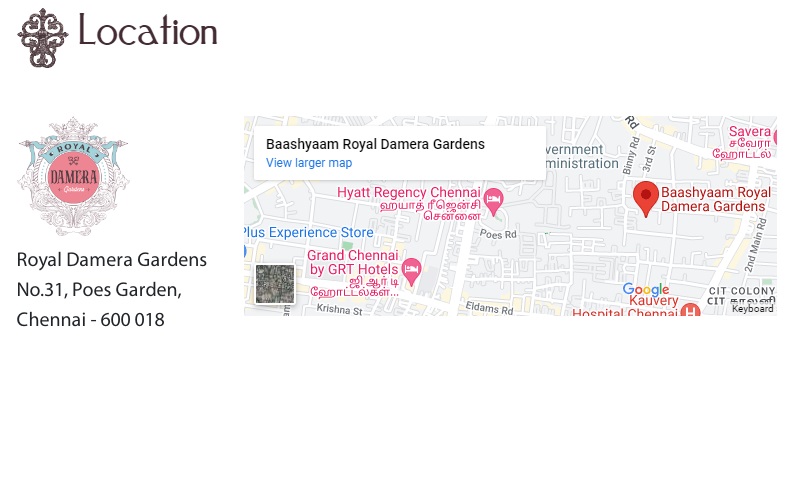 Baashyaam Royal Damera Gardens Location Image